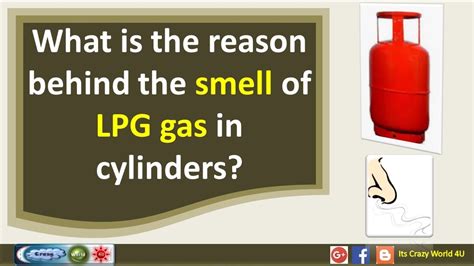 lpg gas smell due to